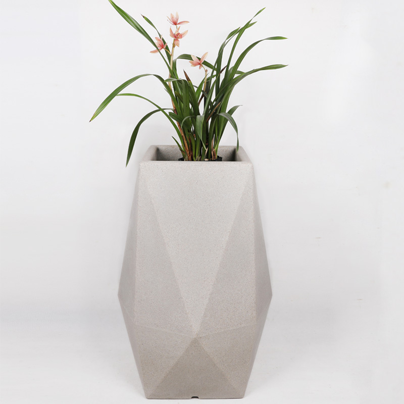 HF-Y-φ330*330*800mm LLDPE Rotational Molding Flower Pot