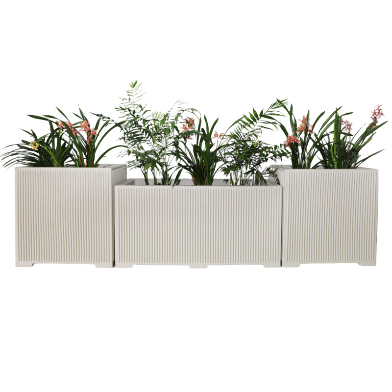 HF-F-1000*400*500mm-1 LLDPE Rotational Molding Flower Box